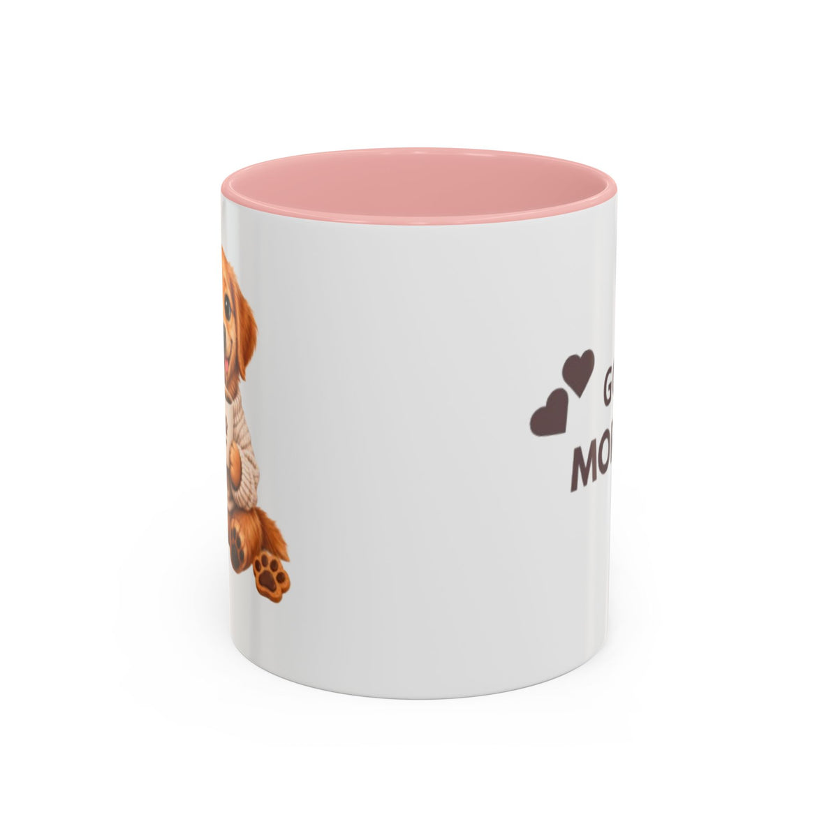 Good Morning Dog Coffee Mug — Cute Puppy Accent Mug (11/15oz)