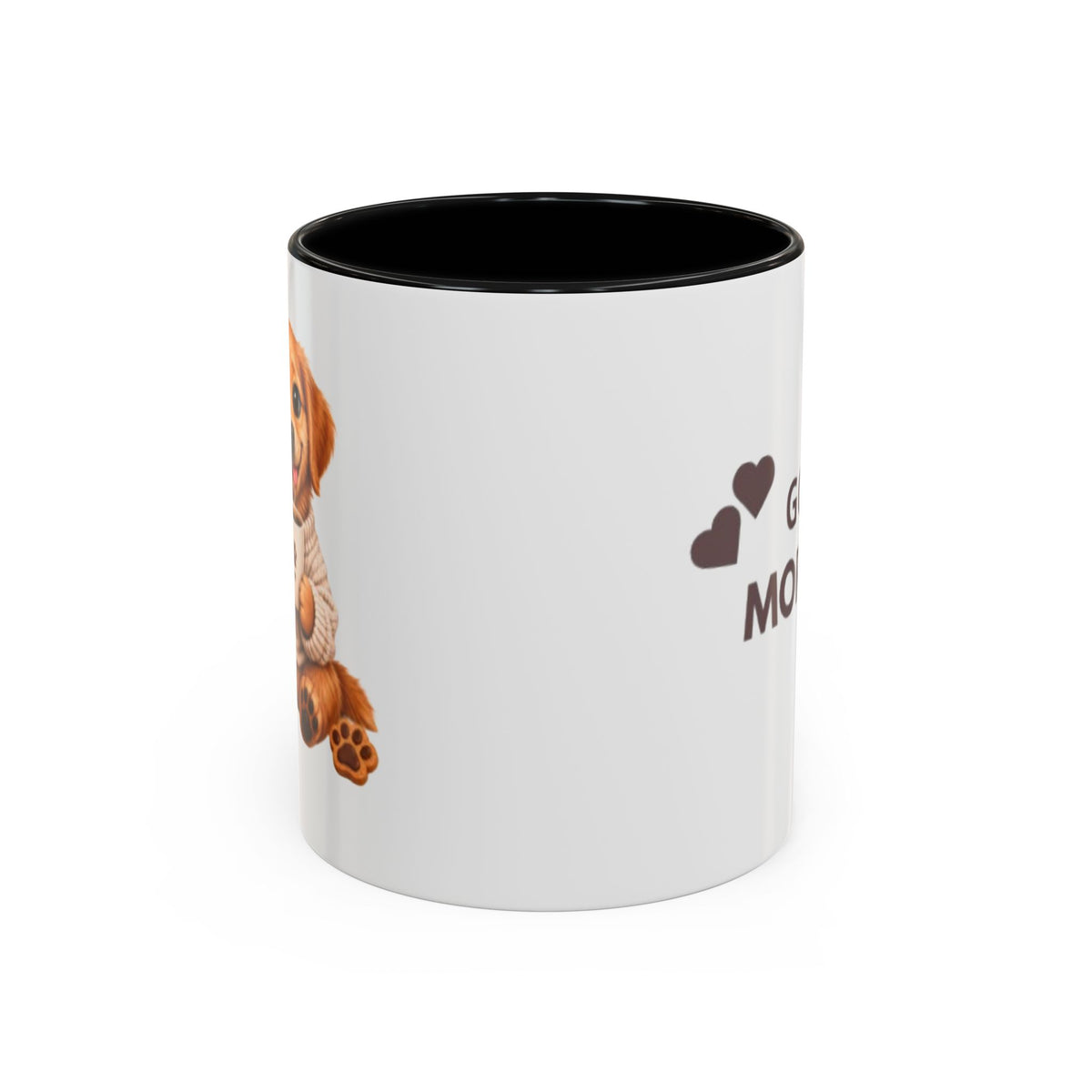 Good Morning Dog Coffee Mug — Cute Puppy Accent Mug (11/15oz)