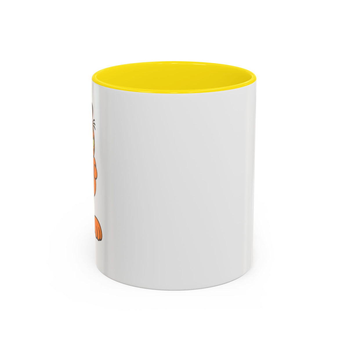 Cute Orange Cat Coffee Mug — Accent 11/15oz Ceramic Mug