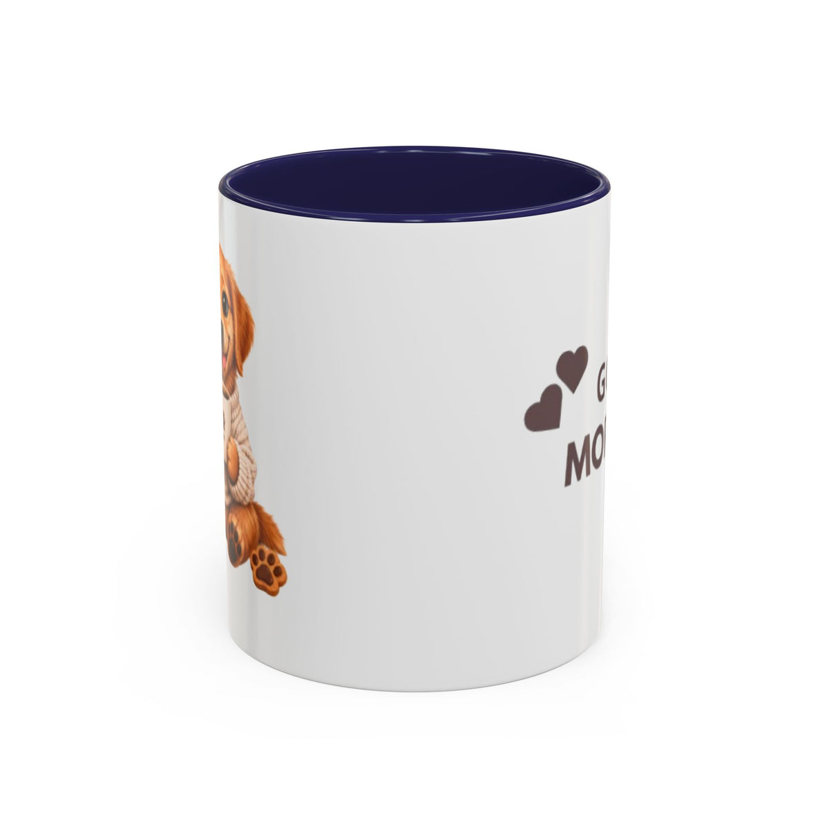 Good Morning Dog Coffee Mug — Cute Puppy Accent Mug (11/15oz)