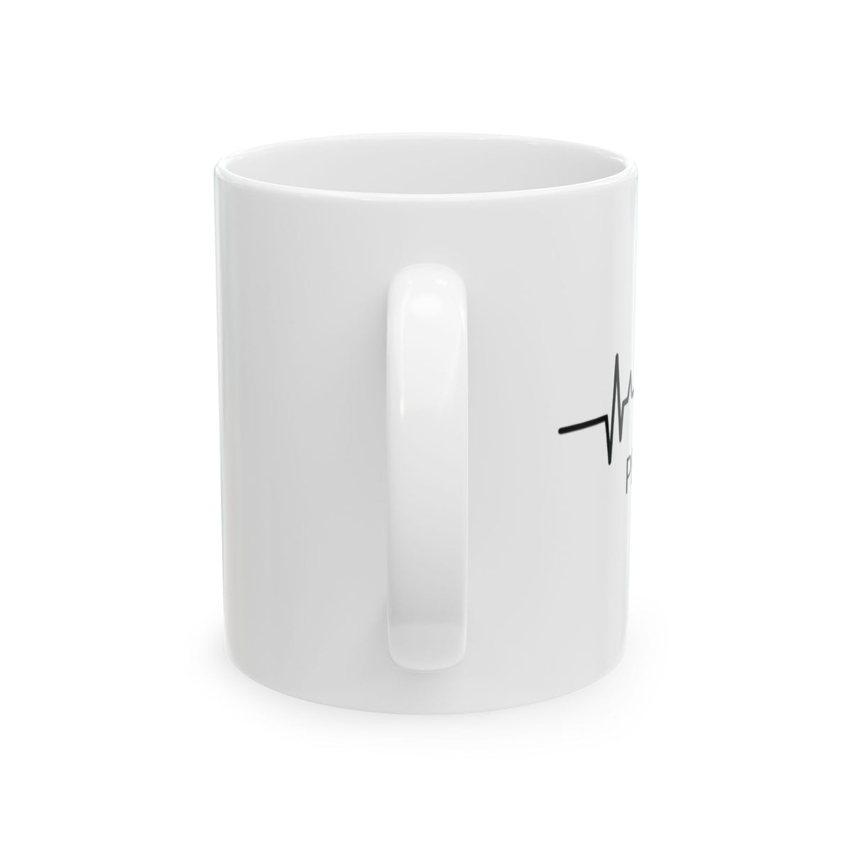 Nurse Mom Ceramic Mug — Heartbeat EKG Coffee Cup (11oz & 15oz)