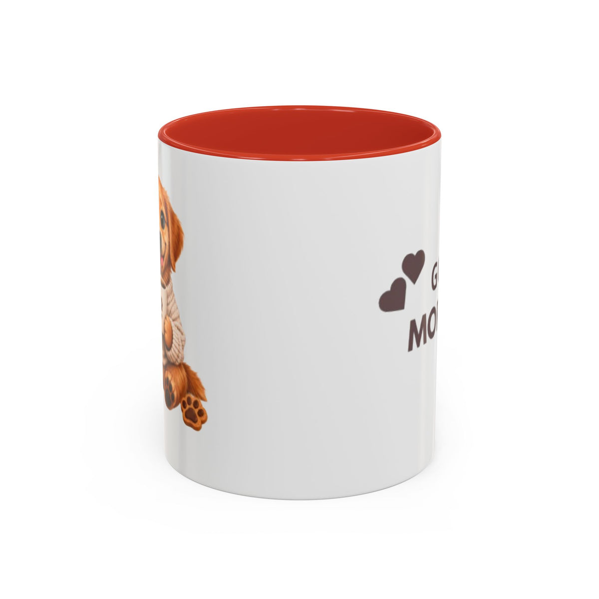 Good Morning Dog Coffee Mug — Cute Puppy Accent Mug (11/15oz)