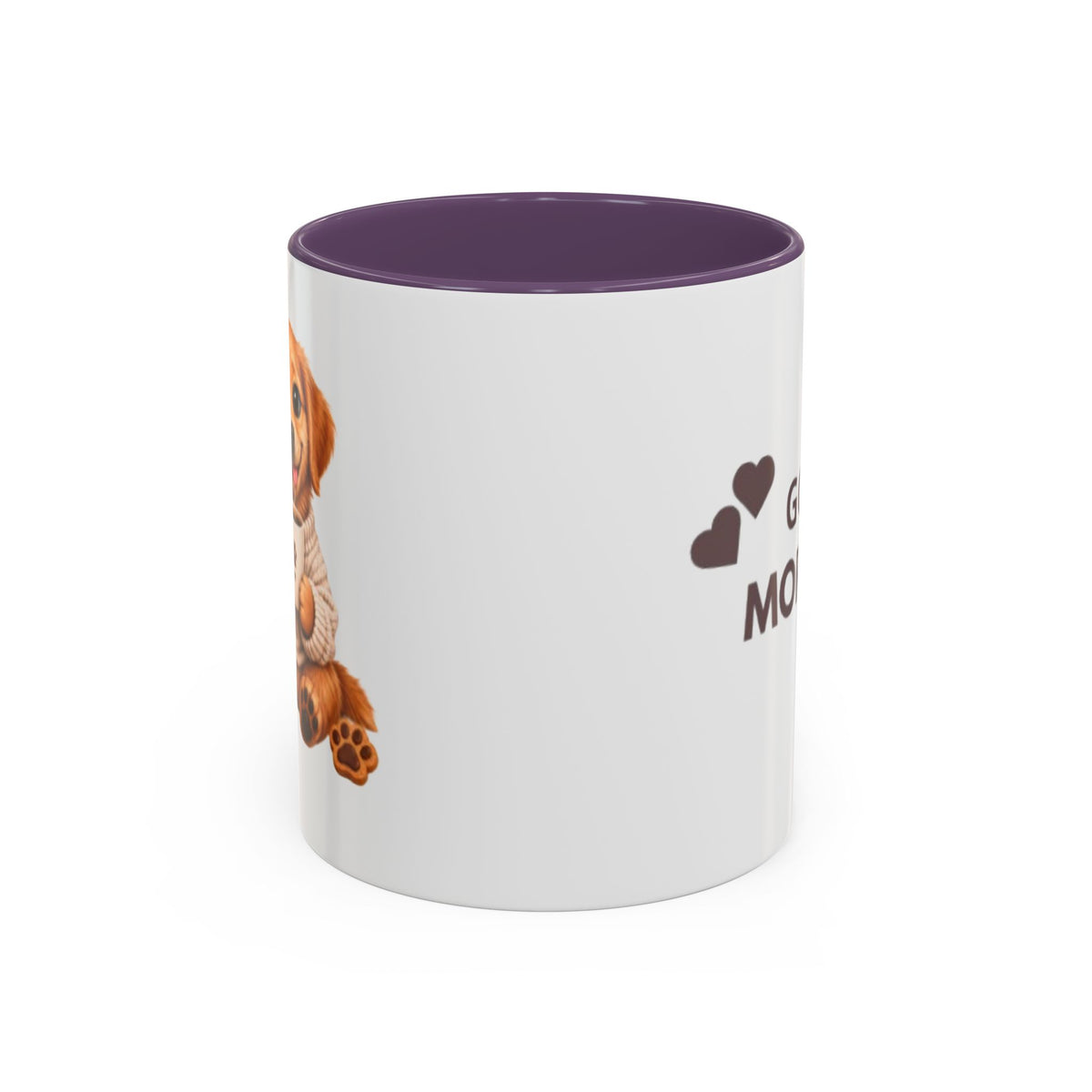 Good Morning Dog Coffee Mug — Cute Puppy Accent Mug (11/15oz)