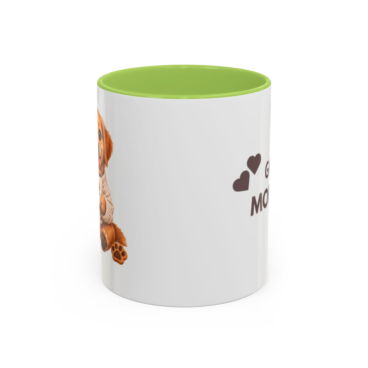 Good Morning Dog Coffee Mug — Cute Puppy Accent Mug (11/15oz)