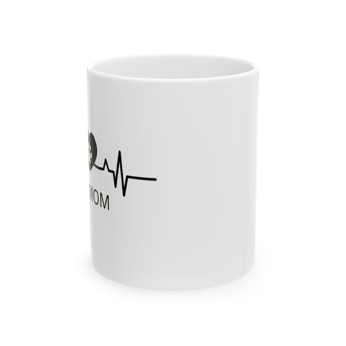 Nurse Mom Ceramic Mug — Heartbeat EKG Coffee Cup (11oz & 15oz)