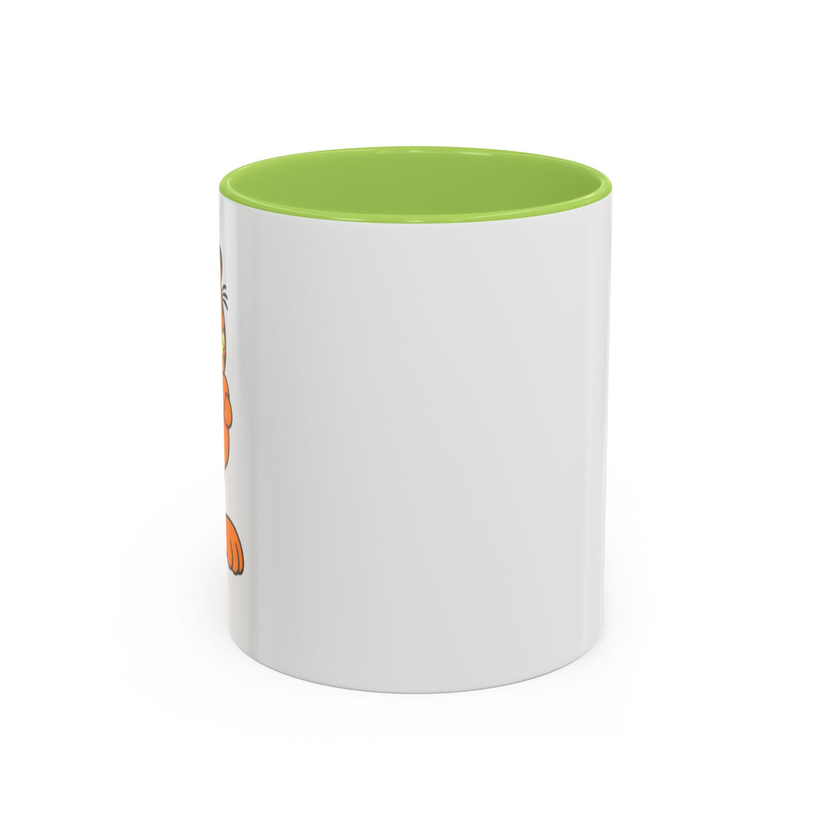 Cute Orange Cat Coffee Mug — Accent 11/15oz Ceramic Mug