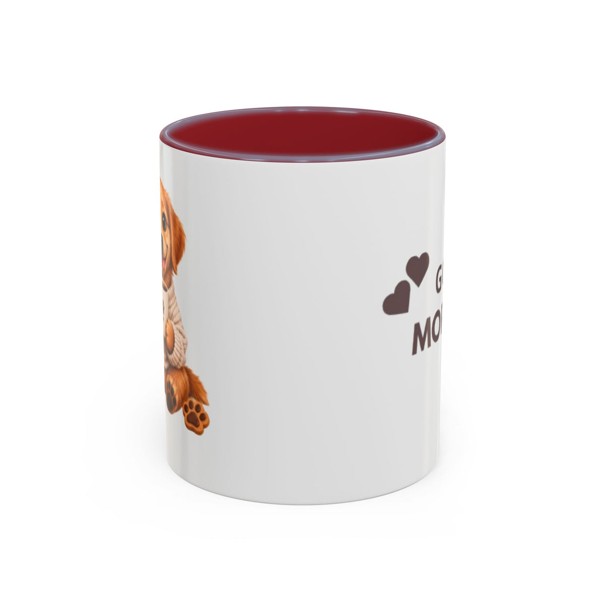 Good Morning Dog Coffee Mug — Cute Puppy Accent Mug (11/15oz)