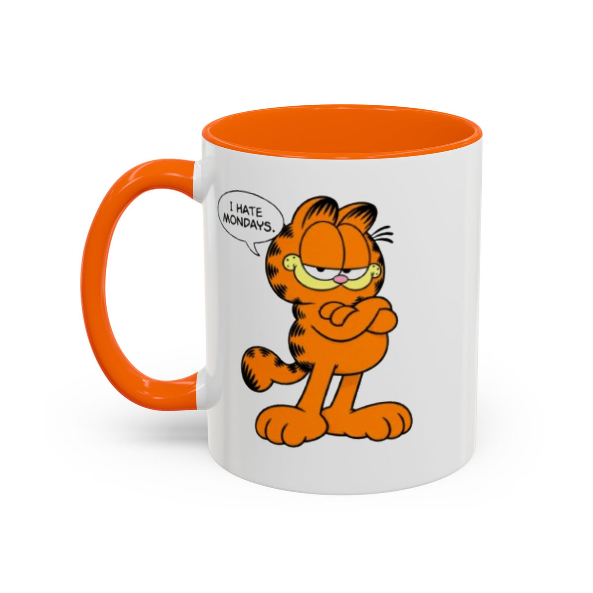 Cute Orange Cat Coffee Mug — Accent 11/15oz Ceramic Mug
